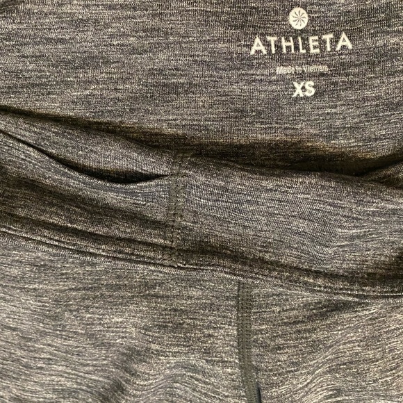 Athleta Revelation Gray Capri Leggings Size XS - Picture 5 of 9